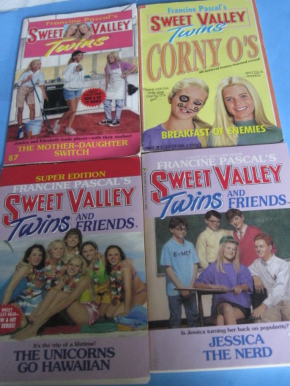 Lot of 4 Sweet Valley Twins Books